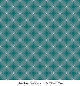 Green vector illustration of seamless pattern with squares.