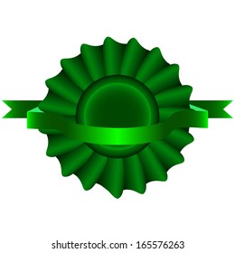 Green Vector Label