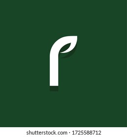 Green Vector Leaf Letter I. I Leafs Letter Design. - Shutterstock ID 1725588712