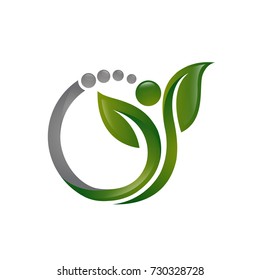 Green Vector Leaves Serial Concept 1 6 Logo