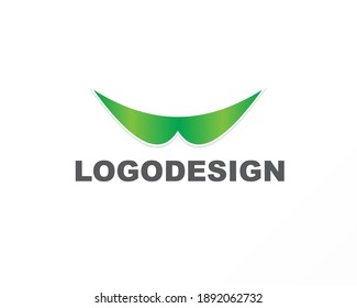 Identidad de diseño del logotipo del vector verde para icono universal