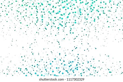 Green vector low poly background. A sample with a polygonal design. Illustration in polygonal style with repeating squares