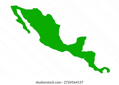Mapa del Vector Verde de Centroamérica Country