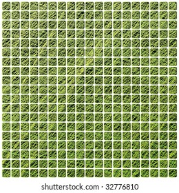 Green Vector Mosaic. Vector Background Collection.