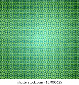 Green vector ornament abstract shattered background pattern