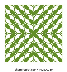 Green Vector Ornament Z Abstract Logo