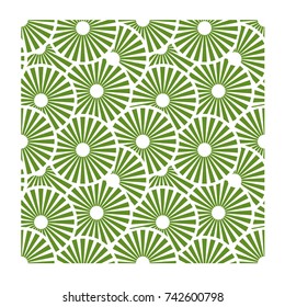 Green Vector Ornament Z Abstract Logo