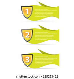 green vector Paper Progress background / product choice or versions