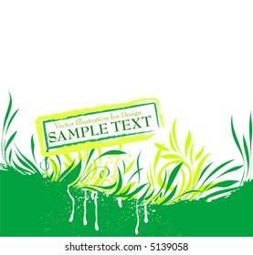 Green vector pattern for design.