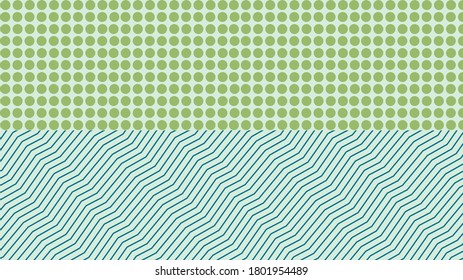 Green Vector Pattern design, Abstract seamless geometric pattern on vibrant background