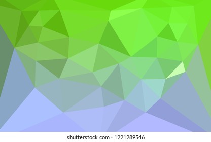  Green vector polygon abstract background with a heart in a centre. Illustration in Origami style with gradient. Polygonal design for your web site.