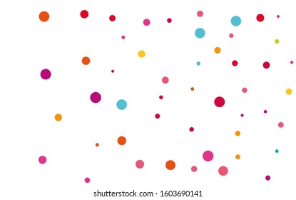 Green Vector Rain Design. Color Decoration Polka Banner. Independence Pattern. Top Green Background.