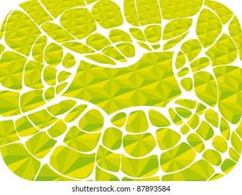 Green vector spider web background