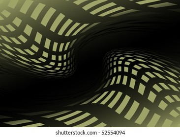 Green vector swirled tunnel