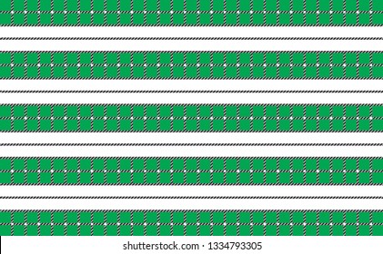 Green Vector Tablecloth Pattern.Texture for : plaid, tablecloths, clothes, shirts, dresses, paper, bedding, blankets, quilts and other textile products. Vector illustration. - Vector