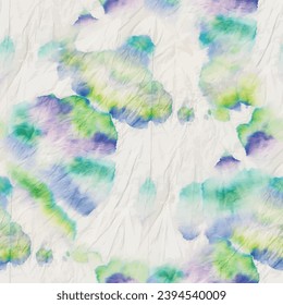 Green Vector Tie Dye. Circle Yellow Swirl. Circle Tie Dye Stripe. Blue Swirl Background. Abstract Dyed Circle Round. Spiral Dyed Print. Yellow Blue Circle. Green Blue Pattern. Spiral Old Background