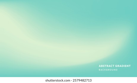 Green vector wallpaper. Abstract style with gradient. Green vector blurred background.