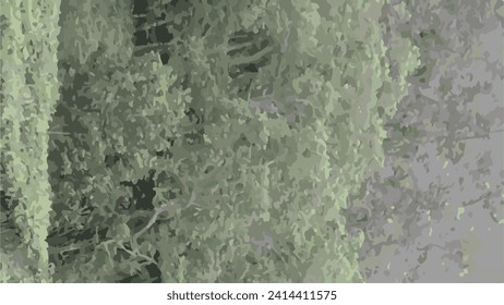 Green Vector watercolor art background. Old paper. Marble. Stone. Beige Camouflage texture design for cloths, flyers, poster, banner. Wall. Brushstrokes and splashes. Painted template green design