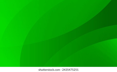green vector waves abstract background. Applicable for gift card, Poster on wall poster template, EPS 10