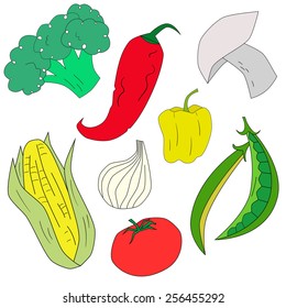 Green vegetables healthy food 2