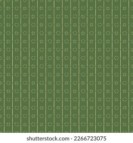 green vertical repetitive background with hand drawn triangles and stripes. vector seamless pattern. geometric fabric swatch. wrapping paper. continuous design element for linen, home decor, textile