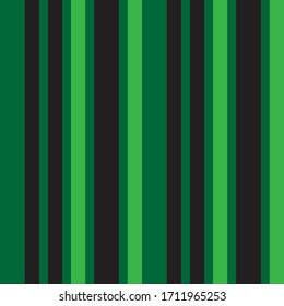 Green vertical striped seamless pattern background suitable for fashion textiles, graphics