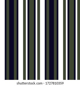 Green vertical striped seamless pattern background suitable for fashion textiles, graphics