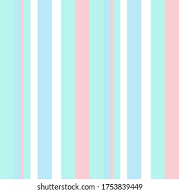 Green vertical striped seamless pattern background suitable for fashion textiles, graphics