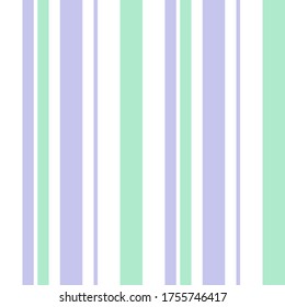 Green vertical striped seamless pattern background suitable for fashion textiles, graphics