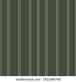 Green vertical striped seamless pattern background suitable for fashion textiles, graphics