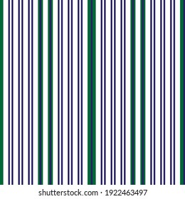 Green vertical striped seamless pattern background suitable for fashion textiles, graphics