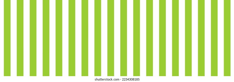 Rayas verticales verdes sobre fondo blanco. Patrón de líneas rectas para el fondo y la plantilla de fondo. Líneas realistas con textura de rayas repetidas. Fondo geométrico simple, ilustración vectorial
