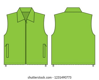 green vest