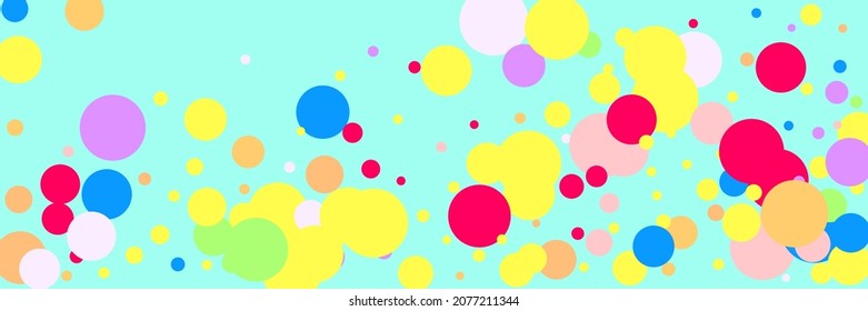 Green Vibrant Indigo Pink Circles Pastel Textile. Multicolor Blue Bordo White Rainbow Kids Background. Purple Red Violet Color Yellow Wallpaper. Children Dark Play Beige Bright Print.