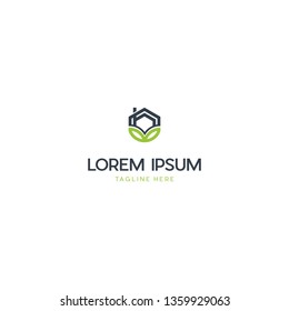 Green Village Housing Creative Business Logo