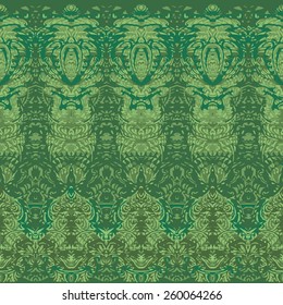 Green vintage pattern