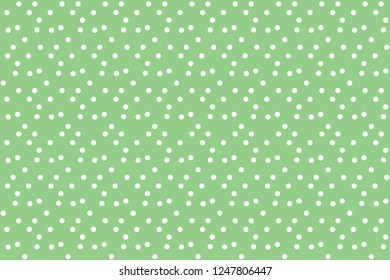 Green vintage polka background seamless pattern vector