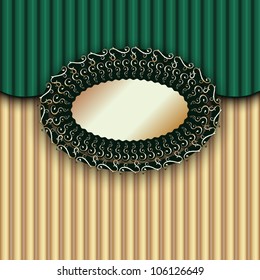 Green Vintage Textured Template