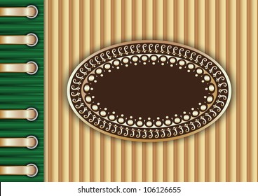 Green Vintage Textured Template