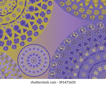 Green and Violet
