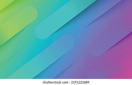 Green violet Geometric Background Dynamic Shape Composition Vector Eps10