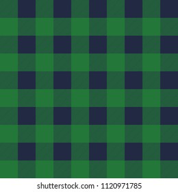 Green and violet plaid pattern. Vector checkered background.