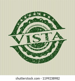 Green Vista distressed with rubber seal texture