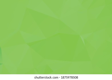 Grüner, lebhafter abstrakter, geometrischer Hintergrund, Vektorgrafik aus dem Dreieck der Polygone, Mosaik 