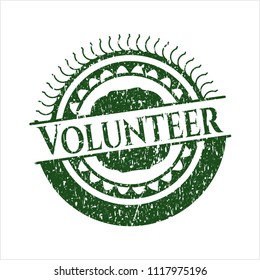 Green Volunteer rubber texture