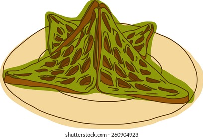 Green Waffle