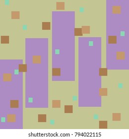 Green wall paper wrap gift