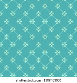 Green wallpaper background retro  style seamless pattern vector graphics.