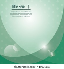 Green wallpaper icon. Cover background. Vector graphic