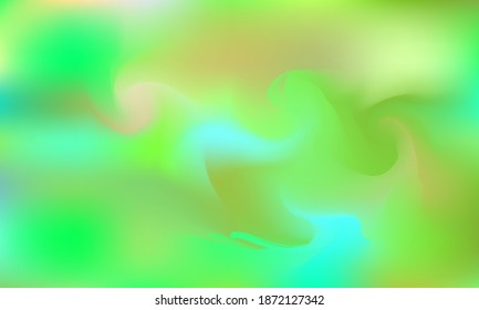 Green wallpaper. Soft and blurred wrapped abstract gradient background.